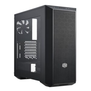CARCASA COOLER MASTER. MasterBox 5, window version, mid-tower, ATX,  2* 120mm fan (incluse), I/O panel, black 'MCX-B5S1-KWNN-11'