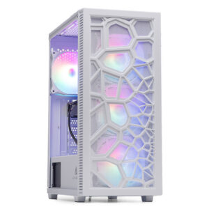 PC Gaming BALAUR Epic Super Alb, Intel i5-12400F 2.5GHz, 32GB DDR5, 1TB SSD, RTX 5060 8GB GDDR7, Iluminare RGB