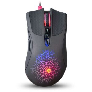Bloody Infrared-Micro-Switch Blazing Gaming Mouse, Black-- non activated with metal feet (A90)