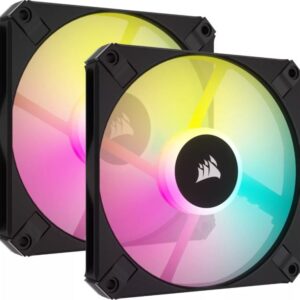 Ventilator Corsair iCUE AF120 RGB Slim 120mm Two Fan Pack