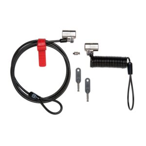 Cablu securitate notebook Kensington ClickSafe Anywhere, otel, 2 incuietori: 1 pentru birou si 1 pentru deplasari (K64661WW)