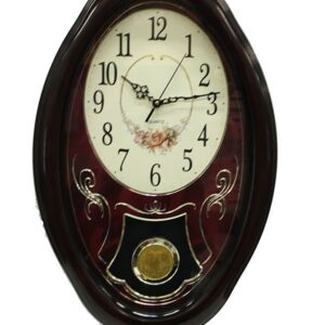 Ceas de Perete cu Pendula WallClock Rose TLD-8392