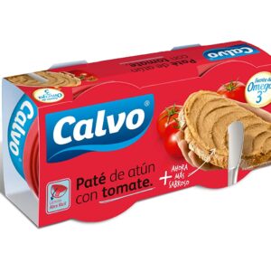 Pate De Ton Cu Rosii Calvo 2x75g