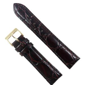 Curea Ceas Piele Naturala Brun - Roscat 20mm WZ2297