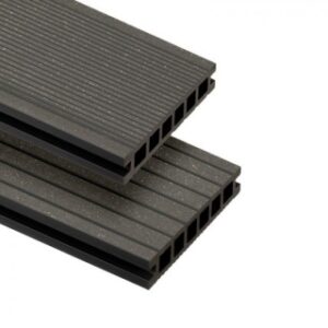 Deck WPC  Bergdeck Eco  periat  culoare grafit  BE5102  2200x140x22 mm