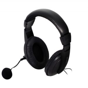 Casti cu microfon SPACER SPK-222, black