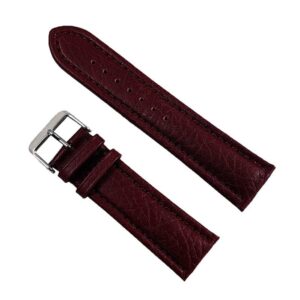 Curea Ceas Piele Naturală Vișinie 24mm WZ2363