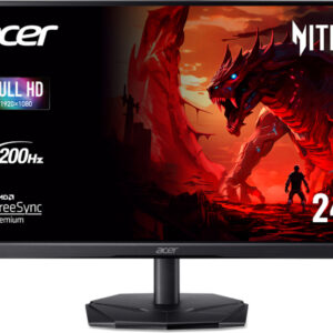 Monitor LED Acer Gaming Nitro KG241YX3bip 23.8 inch FHD VA 0.5 ms 200 Hz HDR FreeSync Premium