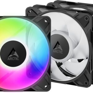 Ventilator ARCTIC AC P12 Pro ARGB 120mm Black Three Fan Pack