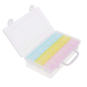 Cutie Plastic Cu Organizator 21 Spații Colorate WZ2376