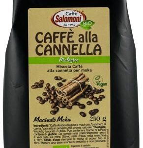 Cafea bio cu scortisoara 250g Salomoni Cafe