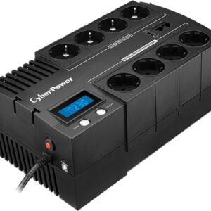 UPS  CYBER POWER Brick series II Green Power 420W (700VA) Line Interactive, AVR, LCD, USB Charger Port (+5VDC) (BR700ELCD)