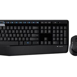 KIT wireless LOGITECH, tastatura wireless + mouse wireless, black, "MK345" "920-006489" (timbru verde 0.8 lei)