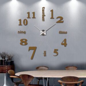 Ceas de perete 3D Coffee DIY WZ2449