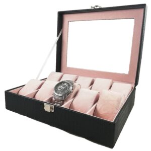 Cutie Depozitarea 10 Ceasuri Cu Imprimeu Mat WZ2454