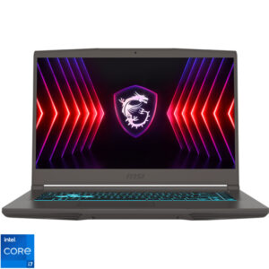 Laptop MSI Gaming 15.6'' Thin 15 B13VE, FHD 144Hz, Procesor Intel® Core™ i7-13620H (24M Cache, up to 4.90 GHz), 16GB DDR4, 512GB SSD, GeForce RTX 4050 6GB, Free DOS, Cosmos Gray