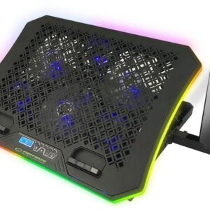 Stand/Cooler notebook Esperanza Gaming laptops, 19 inch Galerne, 6 ventilatoare, iluminare LED RGB