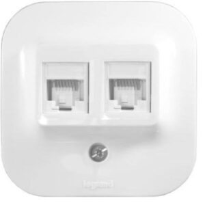 Priza dubla Rj45 Cat.5E-Utp Legrand Forix IP20 782428