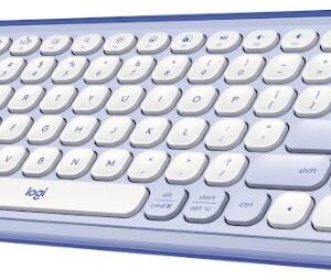 Tastatura Logitech Pop Icon Keys, Bluetooth, Lilac