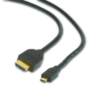 CABLU video GEMBIRD, adaptor HDMI (T) la Micro-HDMI (T), 4.5m, conectori auriti, negru, "CC-HDMID-15" (timbru verde 0.8 lei)
