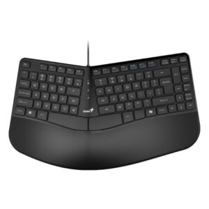 TASTATURA GENIUS USB, 104 taste, 12 functii, ergonomic, palm rest, AI, cablu 1.5m, black, "Ergo KB-700" "31310053400"  (timbru verde 0.8 lei)