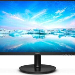 MONITOR PHILIPS 21.5", home, office, VA, Full HD (1920 x 1080), Wide, 200 cd/mp, 4 ms, HDMI, VGA, "221V8/00" (timbru verde 7 lei)