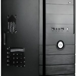 CARCASA SPIRE ATX, front USB & audio, suport 2x 80mm fan, black, sursa 420W 'SP1071B-420W-E1'