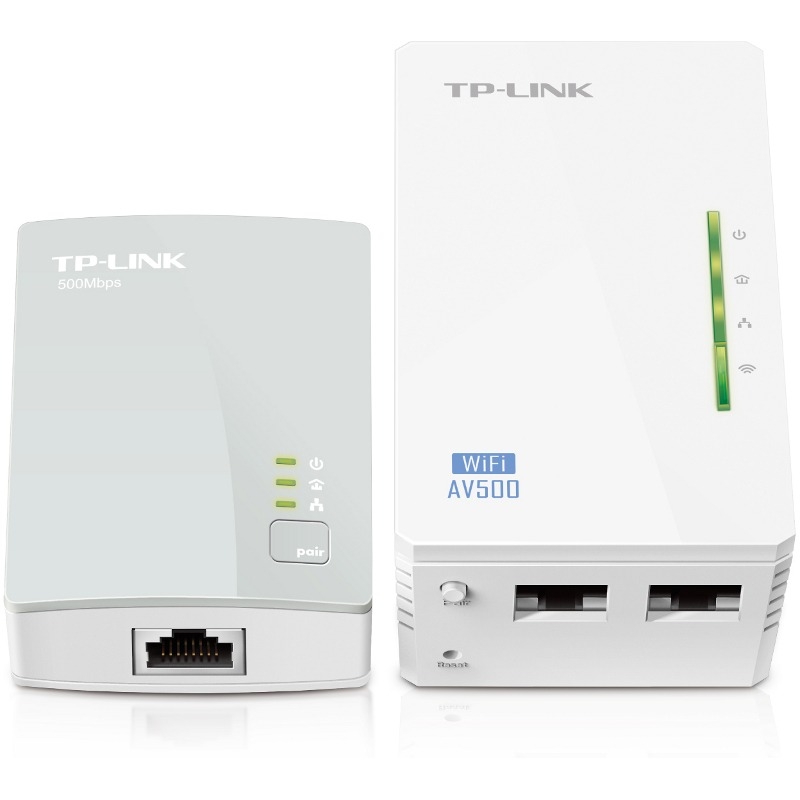 Kit adaptor AV500 WiFi Powerline Ethernet 500Mbps TP-LINK TL-WPA4220KIT