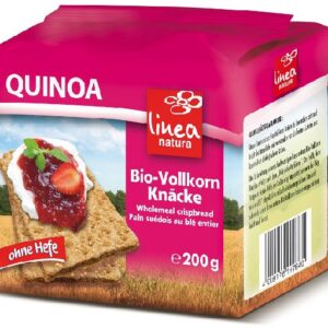 Paine bio crocanta cu faina integrala de quinoa, 200g Linea Natura