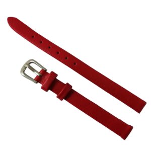 Curea Piele Naturală NAGATA roșie - 8mm