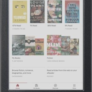 E-book Reader RAKUTEN KOBO Clara Color, 6 inch Comfort Light, IPX8, 16GB, Wireless, Black