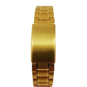 Brățară metalică aurie 12mm, 14mm, 16mm, 18mm, 20mm, 22mm, 24mm WZ2739