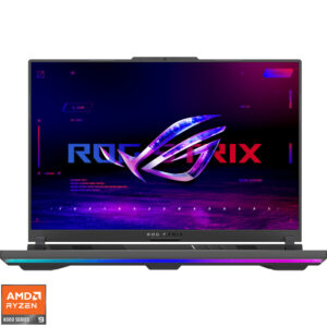 Laptop ASUS Gaming 16'' ROG Strix G16 G614PR, FHD+ 165Hz, Procesor AMD Ryzen™ 9 8940HX (64M Cache, up to 5.30 GHz), 16GB DDR5, 1TB SSD, GeForce RTX 5070 Ti 12GB, No OS, Eclipse Gray