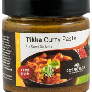 Pasta de curry bio Tikka, 175g Cosmoveda