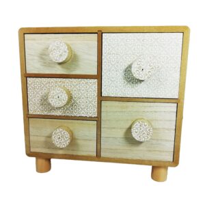 Casetă depozitare din lemn natur - WZ2807