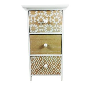 Casetă depozitare din lemn natur - WZ2808