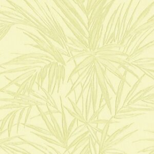 Tapet crem cu frunze aurii Delen cod 24600