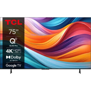 Televizor LED TCL Smart TV QLED 75T7B Seria T7B 189cm 4K UHD HDR