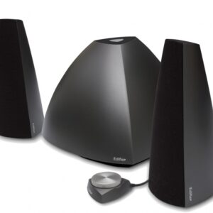 BOXE 2.1 EDIFIER, RMS: 48W (9Wx2 + 30W), telecomanda pe fir, black, bluetooth Prisma BT 'E3350BT BK' (include timbru verde 1 leu)