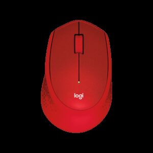 Mouse Logitech M330 Silent Wireless, Rosu, 910-004911