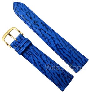 Curea Ceas „Deep Sea Shark” WZ2899 – Piele Veritabilă de Rechin, Albastru (14mm - 20mm)