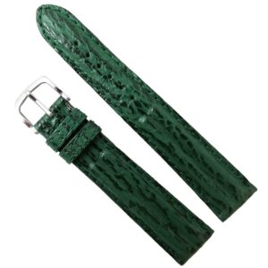 Curea Ceas „Emerald Shark” WZ2900 – Piele Veritabilă de Rechin, Verde (14mm - 20mm)