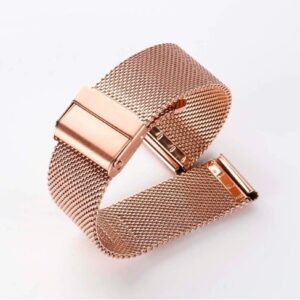 Brățară Pentru Ceas Auriu Roze Mesh milaneză cu siguranta 20mm 22mm 24mm WZ2987