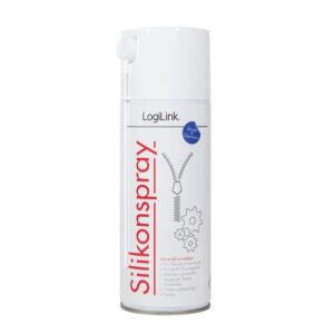 SPRAY CURATARE cu SILICON, LOGILINK, 400 ml, incolor, pentru balamale usa / fereastra, rezistent la apa, "RP0015"