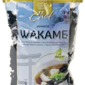 Golden Turtle Wakame Alge uscate, 100g
