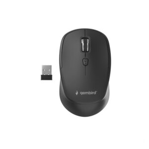 MOUSE GEMBIRD, PC sau NB, wireless, 2.4GHz, optic, 1600 dpi, butoane/scroll 4/1, , negru, "MUSW-4B-05" (timbru verde 0.18 lei)