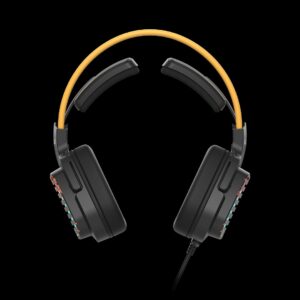 Casti A4Tech - gaming "Bloody", Over-Ear, utilizare multimedia, cu fir 2m, USB, 7.1 Virtual USB, difuzor 50mm, microfon pe fir, iluminare RGB, negru, "G565" (timbru verde 0.18 lei)