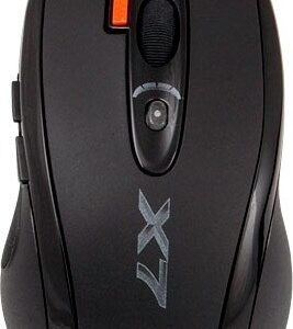 Mouse optic USB A4TECH X7 Oscar Black (X-710MK), wired cu 7 butoane si 1 rotita scroll, rezolutie ajustabila 1000-2000dpi