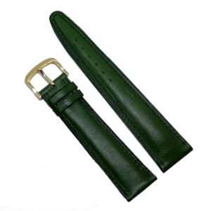 Curea pentru ceas din piele naturala verde - 20mm C2944