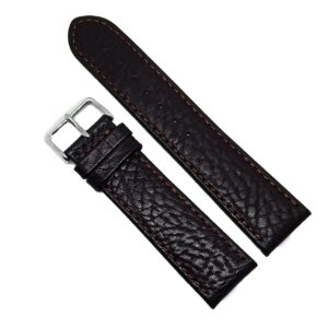 Curea de ceas din piele naturala maro - 20mm, 24mm - C2954